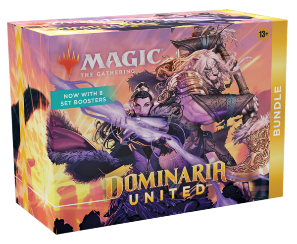 Magic: The Gathering Dominaria United Bundle | 8 Set Boosters + Accessories