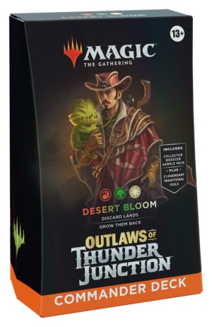 Magic: The Gathering Outlaws of Thunder Junction Commander Deck | Desert Bloom