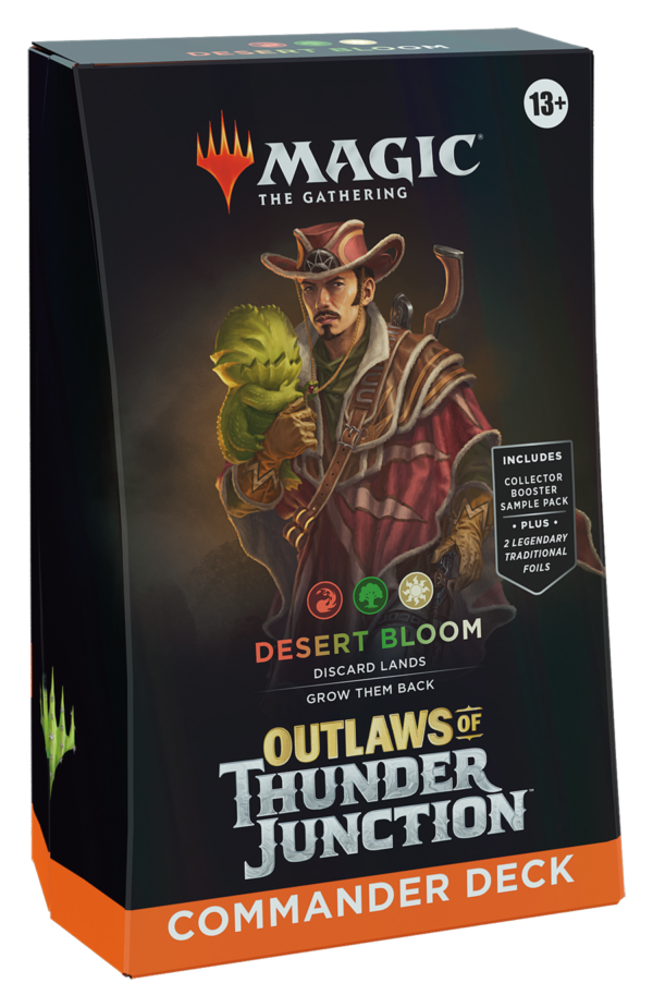Magic: The Gathering Outlaws of Thunder Junction Commander Deck | Desert Bloom